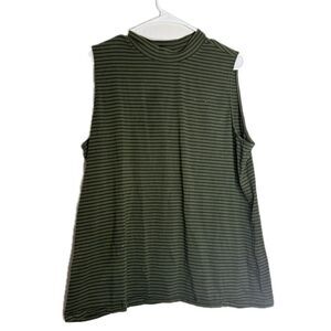 Cj Banks womens size‎ 2x striped tank top, very stretchy